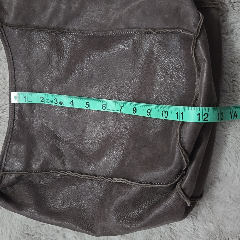 Sundance brown gray made in Italy gbo shoulder bag - Picture 5 of 9